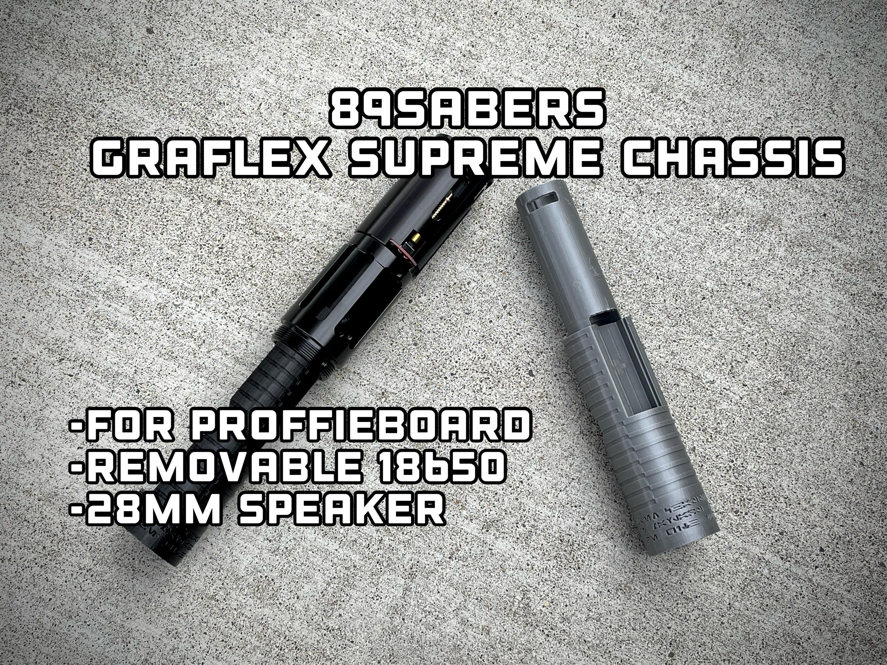 89sabers Graflex Chassis (for Neopixel and Proffieboard) - Etsy