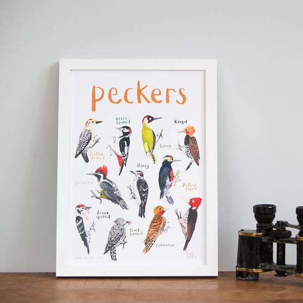 Peckers Art Print - A4