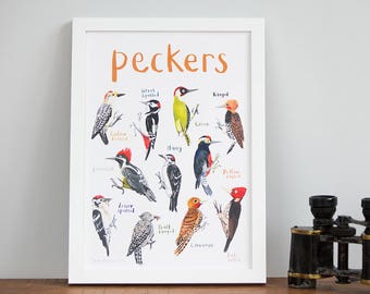 Peckers Art Print - A4