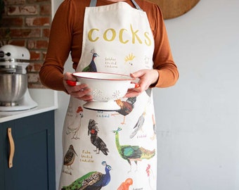 Cocks Cotton Apron