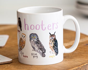 Hooters Ceramic Bird Mug