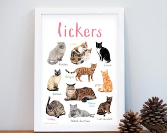 Lickers Art Print - A4