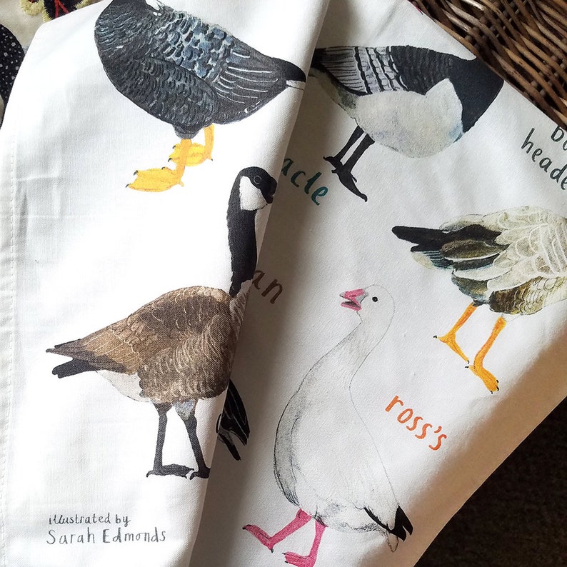Honkers Cotton Tea towel cheeky duck bird design pun teatowel TT14 image 6