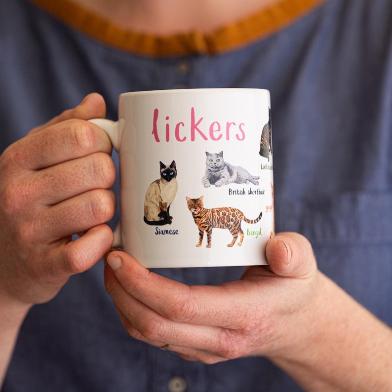 Lickers Ceramic Cat Mug image 2