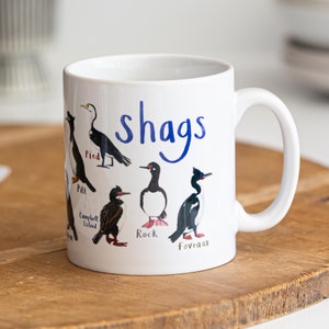 Shags Ceramic Bird Mug