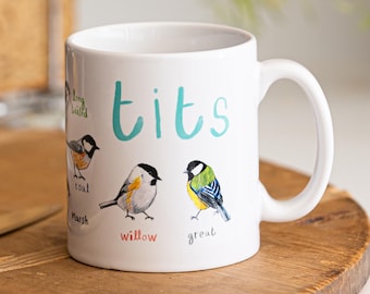 Tits Ceramic Bird Mug - MG01