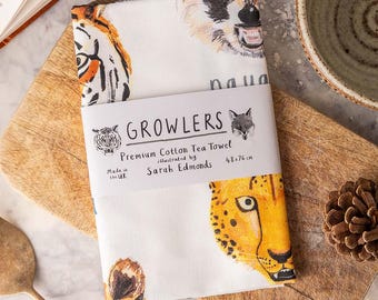 Growlers Cotton Tea Towel
