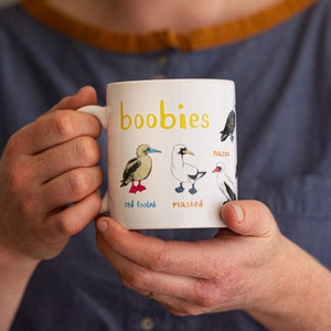 Boobies Ceramic Bird Mug image 2