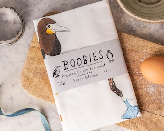 Boobies Tea Towel