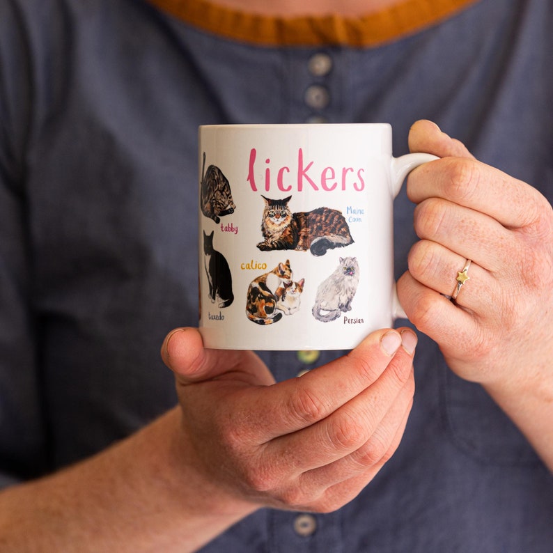 Lickers Ceramic Cat Mug image 3