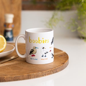 Boobies Ceramic Bird Mug image 4