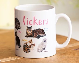 Lickers Ceramic Cat Mug