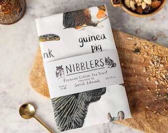 Torchon en coton animal Nibblers