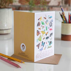 Carte alphabet insectes