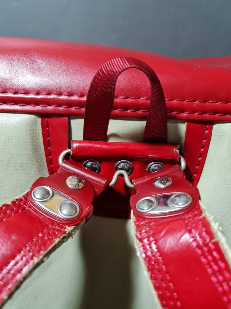 Vintage Japanese Red Randoseru Traditional School Backpack / Etsy