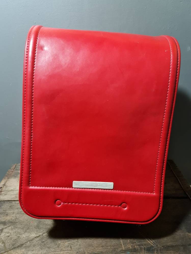 Vintage Japanese Red Randoseru Traditional School Backpack / Etsy