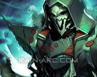 Reaper de Overwatch Art Print