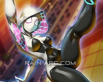 Spider Gwen Art Print