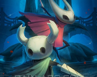 Hollow Knight y Hornet Art Print