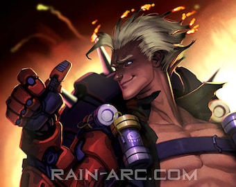 Junkrat de Overwatch Art Print