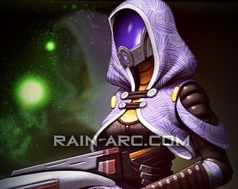 Tali from Mass Effect Art Print
