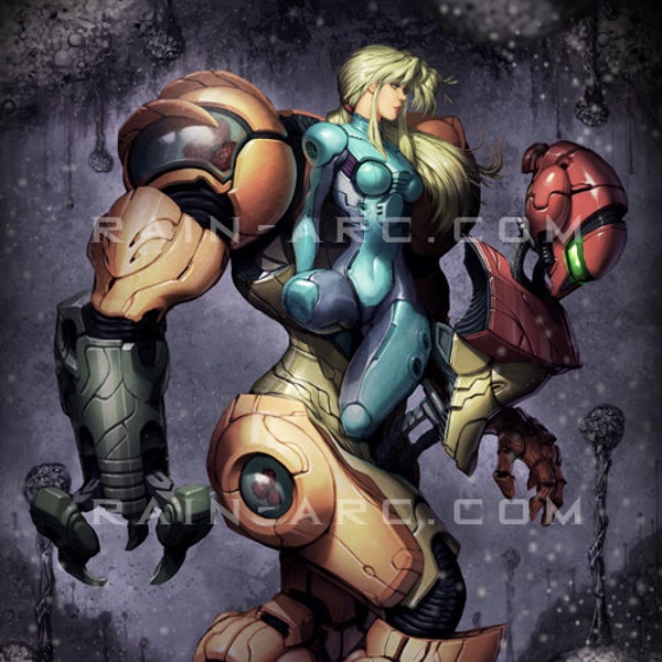 Samus from Metroid Art Print