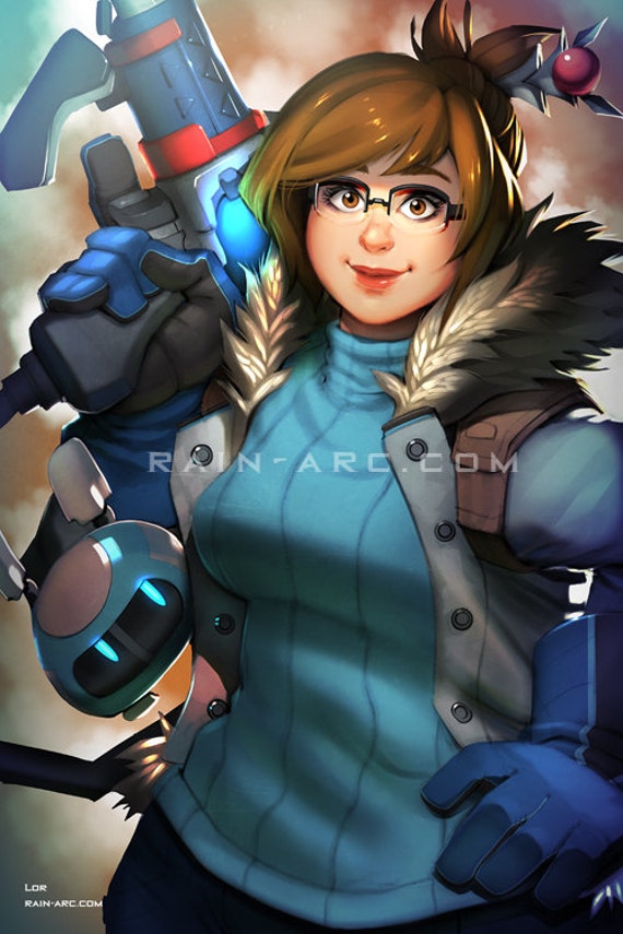 Tracer from Overwatch Art Print