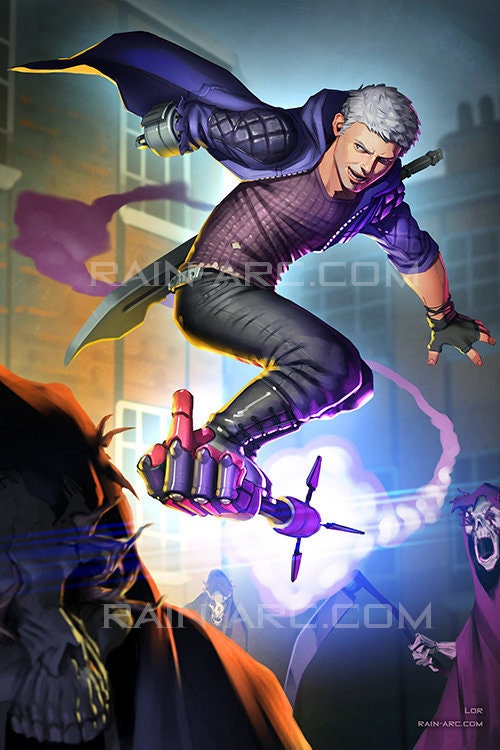 Devil May Cry 3 Vergil - @SyanArt - Buy illustrations and artworks