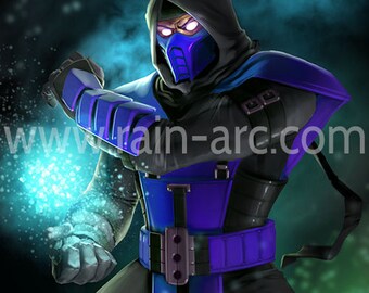 SubZero from Mortal Kombat Art Print