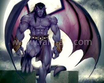 Goliat de gárgolas Lámina artística