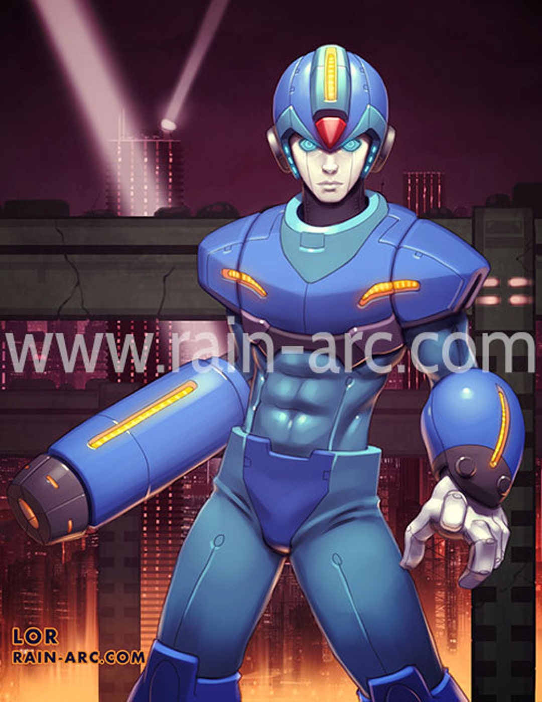 Megaman X Art Print - Etsy
