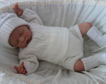 Hand Knitted With Bamboo Rich Yarn Newborn Baby S Or Etsy Ireland