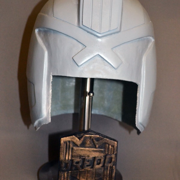 January SALE - Judge Dredd 3D Replica Fibreglass Resin Helmet Kit Prop