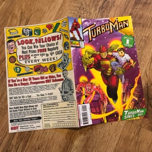 Turboman Comic Book Replica Prop - Jingle All The Way - Christmas