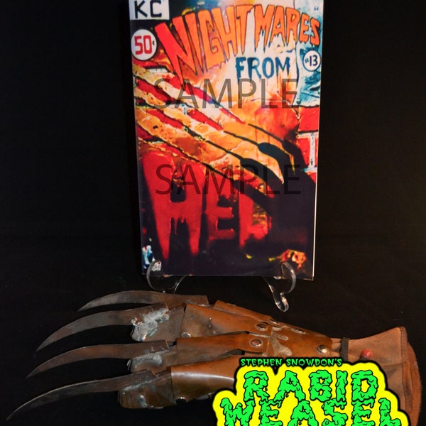 Nightmares from Hell Comic Replica Prop - Elm Street 5 Freddy Krueger