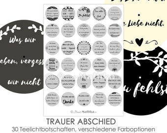 Teelicht Spruche Etsy