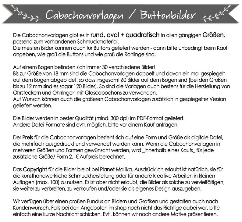 HASEN 30 Cabochonvorlagen Cabochon Vorlagen digital Download Buttonvorlagen Bilder für Schmuck Cabochon Buttons Cabochon template Collage Bild 7