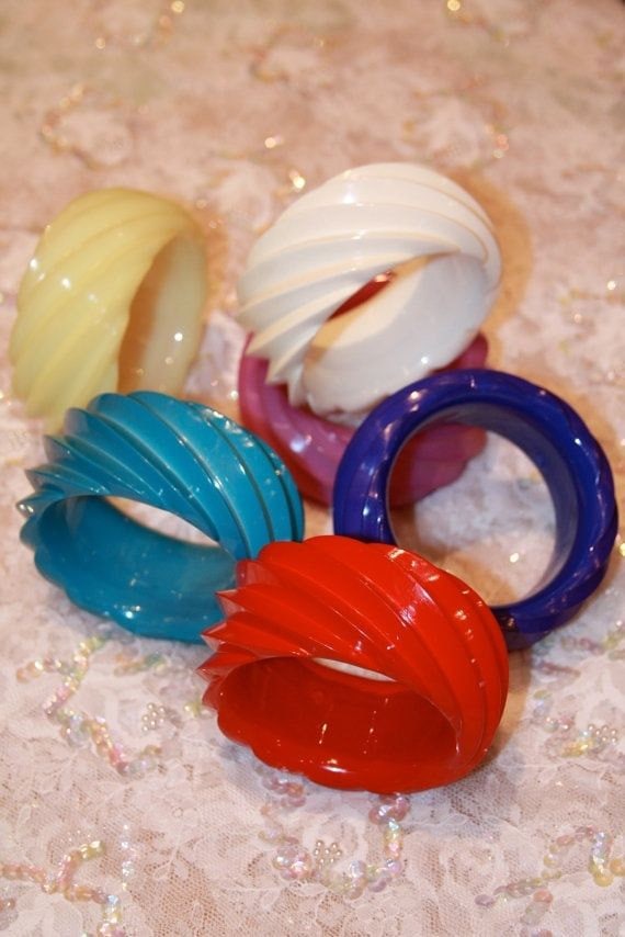 Giant Solid Bangles from the 80s!