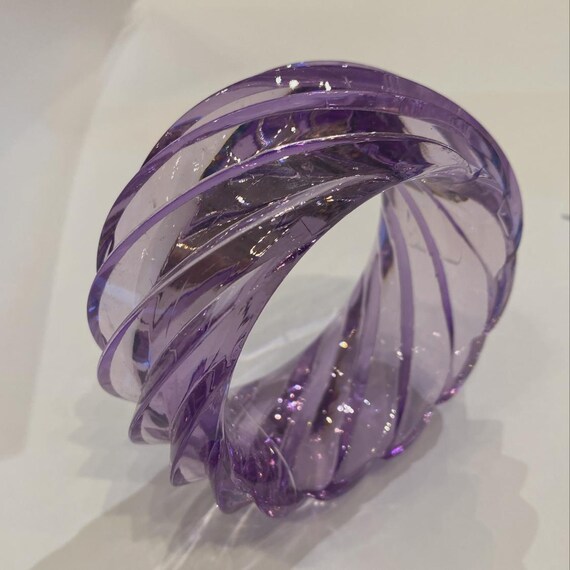 Giant Plexiglass Bangles from the 80s! View 5