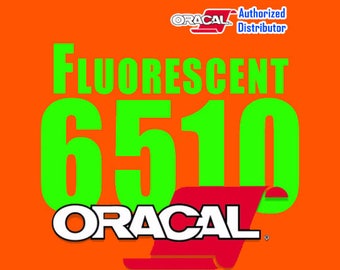 10ea / 12" x 24" Oracal 6510 Fluorescent