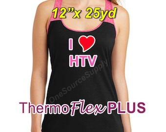 12"x 25yd / ThermoFlex Plus - Heat Transfer Vinyl - HTV