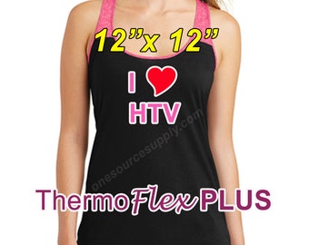 12"x 12" / 1-sheet / ThermoFlex Plus - Heat Transfer Vinyl - HTV
