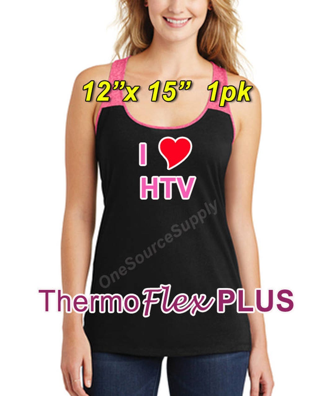 Cream 12 x 15 Heat Transfer Vinyl for Shirts - HTV Iron On Layerable
