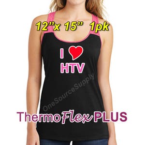 12&quot;x 15&quot; / 1-sheet / ThermoFlex Plus - Heat Transfer Vinyl - HTV