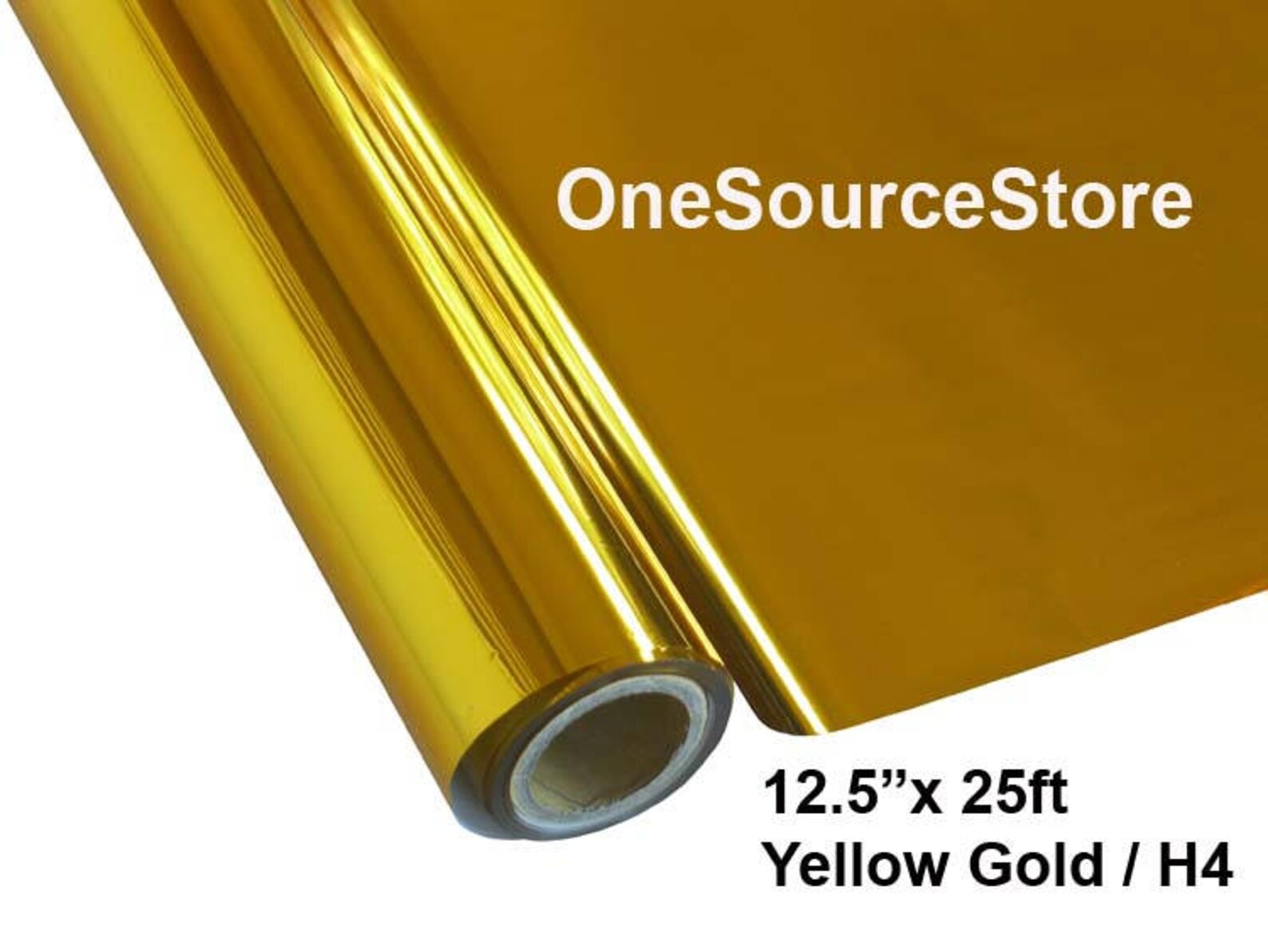 HTV Textile Foil / 12.5 x 25 Ft / Yellow Gold / H4 Etsy