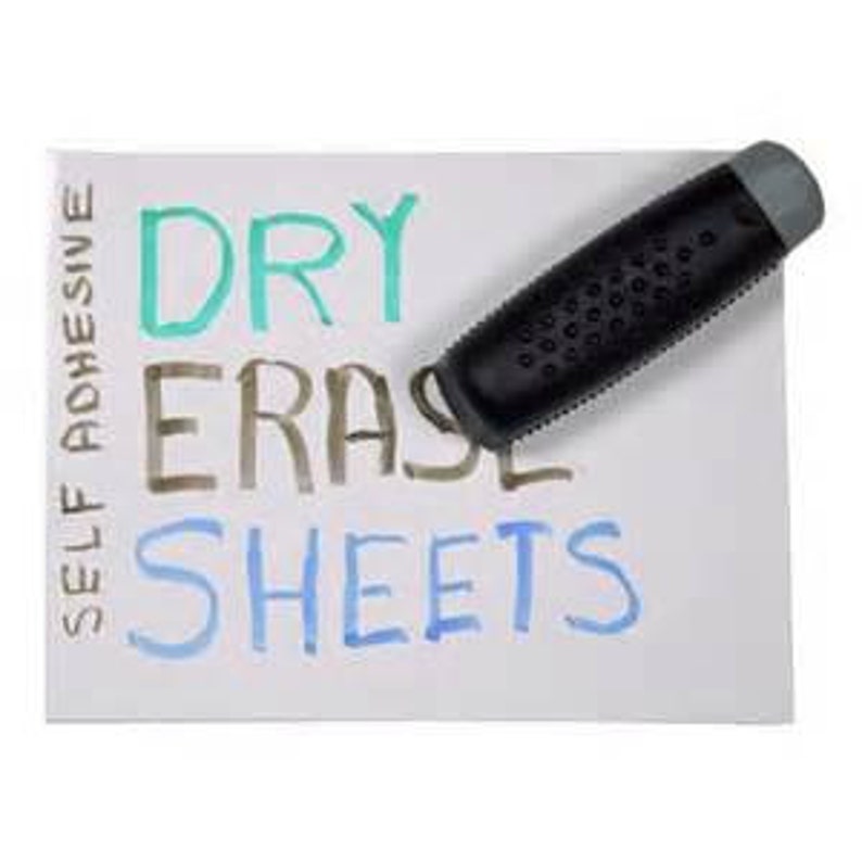 1 sheet 12x 24 Dry Erase Vinyl WHILE SUPPLIES Etsy