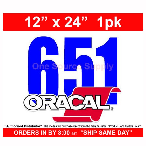 12" x 24"*/ 1-sheet / Oracal 651 - Orafol - Outdoor Vinyl - Craft Vinyl - Decal Vinyl