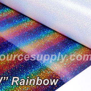 12 x 20 / 1-sheet / Siser EasyWeed Holographic Heat Transfer Vinyl HTV image 1