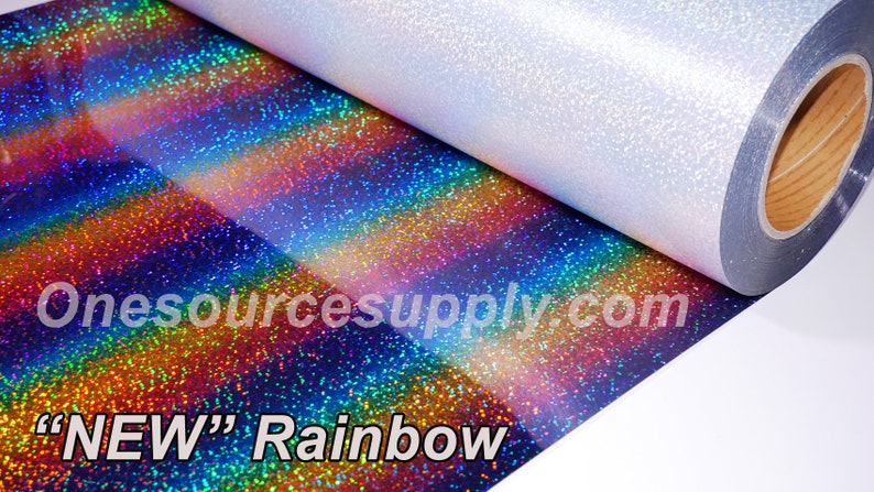 12 x 20 / 1-sheet / Siser EasyWeed Holographic Heat Transfer Vinyl HTV image 1