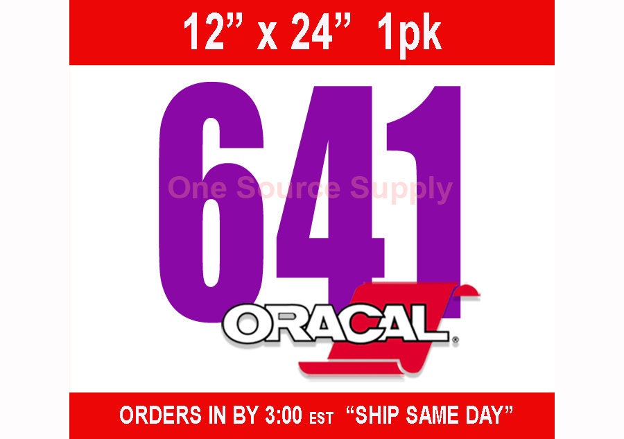 Oracal 651 Adhesive Vinyl 12 X 24 – Craft Closet